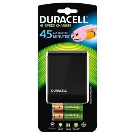 Cargador de Pilas Duracell CEF27EU-EU/ capacidad 2 pilas AA y AAA/ 2 Pilas AA y 2 AAA Incluidas Cargador de Pilas Duracell CEF27EU-EU/ capacidad 2 pilas AA y AAA/ 2 Pilas AA y 2 AAA Incluidas