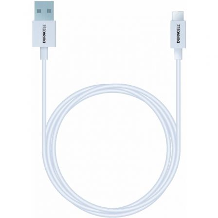 Cable USB 3.0 Tipo-C Duracell USB5031W/ USB Tipo-C Macho - USB Macho/ 1m/ Blanco Cable USB 3.0 Tipo-C Duracell USB5031W/ USB Tipo-C Macho - USB Macho/ 1m/ Blanco