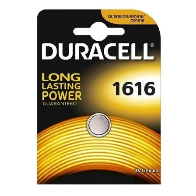 Pila de Botón Duracell CR1616/ 3V Pila de Botón Duracell CR1616/ 3V