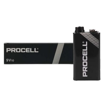 Pack de 10 Pilas Duracell PROCELL ID1604IPX10/ 9V/ Alcalinas Pack de 10 Pilas Duracell PROCELL ID1604IPX10/ 9V/ Alcalinas