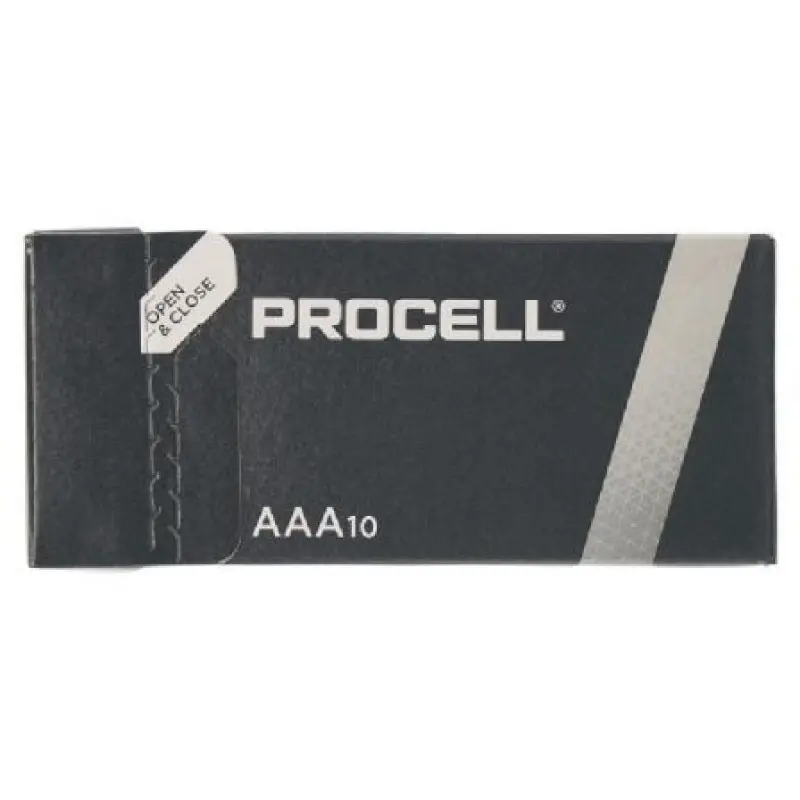 Pack de 10 Pilas AAA L03 Duracell PROCELL ID2400IPX10/ 1.5V/ Alcalinas Pack de 10 Pilas AAA L03 Duracell PROCELL ID2400IPX10/ 1.5V/ Alcalinas