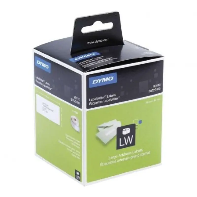 Etiquetas Adhesivas en Rollo Dymo 99012/ 89 x 36mm/ 260 x 2 uds Etiquetas Adhesivas en Rollo Dymo 99012/ 89 x 36mm/ 260 x 2 uds