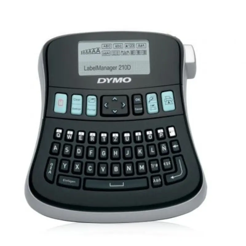 Rotuladora Electrónica Dymo LabelManager 210D+/ Negra Rotuladora Electrónica Dymo LabelManager 210D+/ Negra