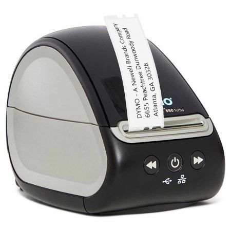 Impresora de Etiquetas Dymo LabelWriter 550 Turbo/ Térmica/ USB/ Negra Impresora de Etiquetas Dymo LabelWriter 550 Turbo/ Térmica/ USB/ Negra