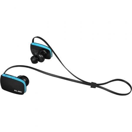 Auriculares Inalámbricos Deportivos Elbe ABT-038-DEP/ con Micrófono/ Bluetooth/ Azules y Negros Auriculares Inalámbricos Deportivos Elbe ABT-038-DEP/ con Micrófono/ Bluetooth/ Azules y Negros