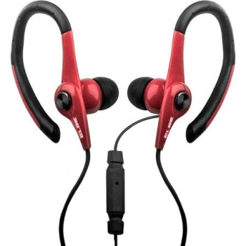 Auriculares Deportivos Elbe AU-107-MIC/ con Micrófono/ Jack 3.5/ Rojos y Negros Auriculares Deportivos Elbe AU-107-MIC/ con Micrófono/ Jack 3.5/ Rojos y Negros