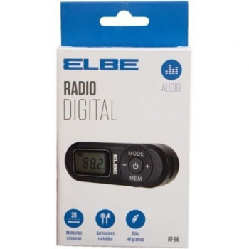 Radio Portátil Elbe RF-96/ Negra/ Incluye Auriculares Radio Portátil Elbe RF-96/ Negra/ Incluye Auriculares