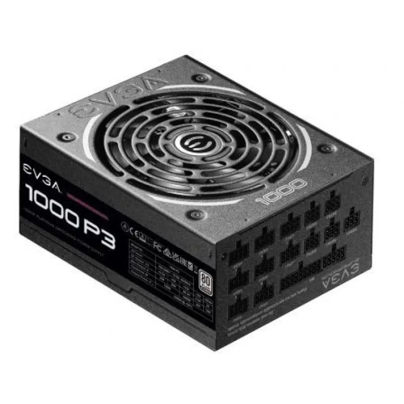 Fuente de Alimentación EVGA 1000 P3 Supernova/ 1000W/ Ventilador 13.5cm/ 80 Plus Platinum Fuente de Alimentación EVGA 1000 P3 Supernova/ 1000W/ Ventilador 13.5cm/ 80 Plus Platinum