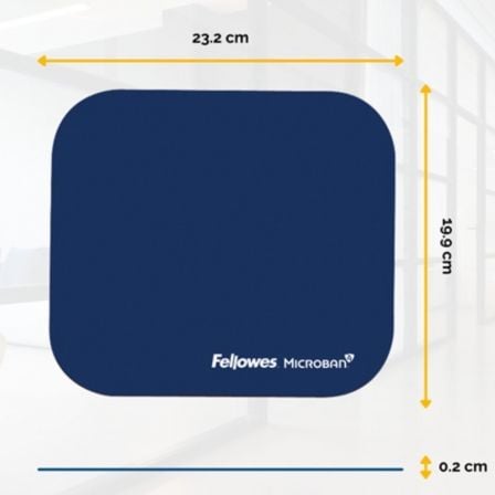 Alfombrilla Fellowes Estándar 5933805/ 20 x 232 x 199mm/ Azul Alfombrilla Fellowes Estándar 5933805/ 20 x 232 x 199mm/ Azul
