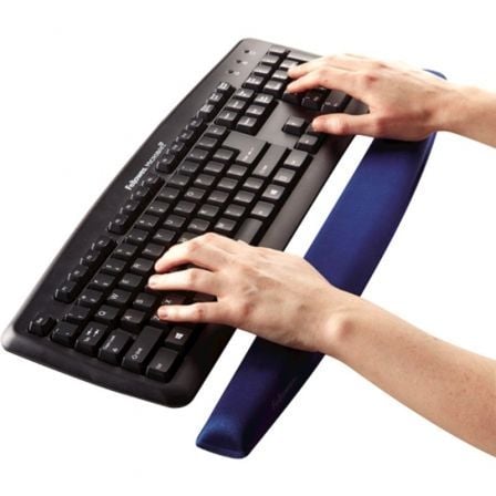 Reposamuñecas Fellowes 9178401/ 19 x 471.1 x 58.7mm/ Azul Reposamuñecas Fellowes 9178401/ 19 x 471.1 x 58.7mm/ Azul