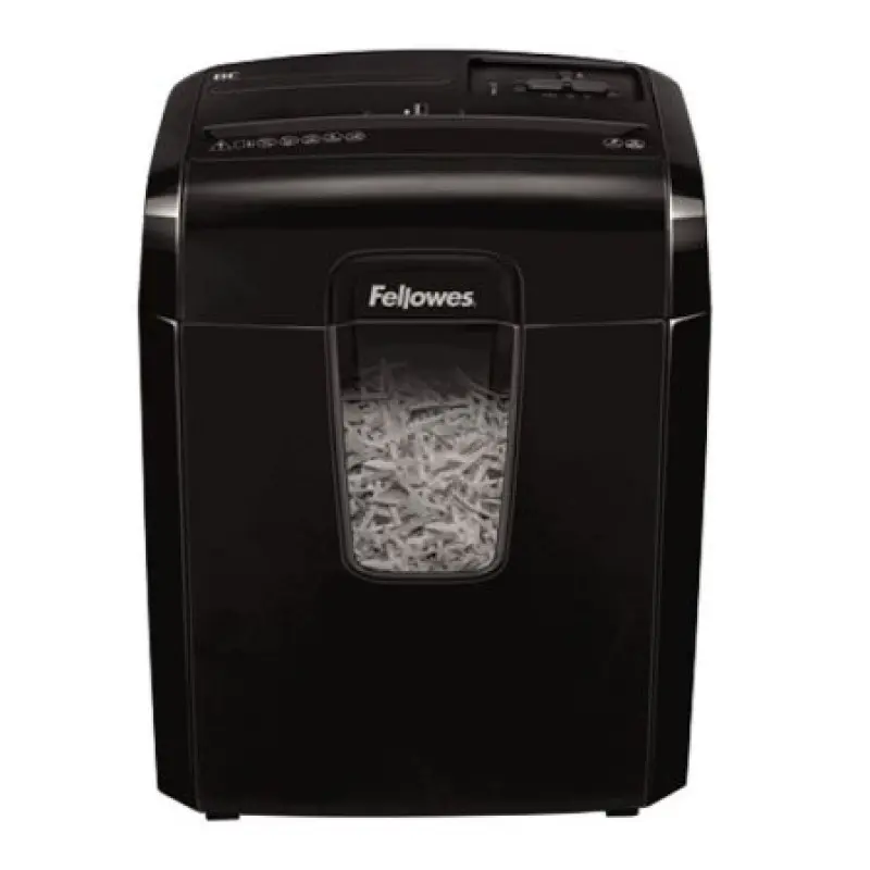 Destructora Fellowes 8C/ Corte en Partículas de 4 x 35mm/ Negra Destructora Fellowes 8C/ Corte en Partículas de 4 x 35mm/ Negra