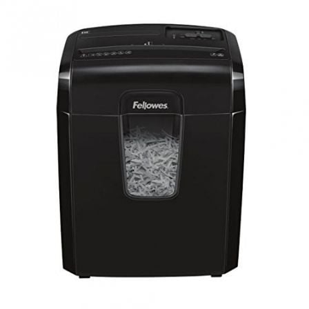 Destructora Fellowes 8CD/ Corte en Partículas de 4 x 35mm/ Negra Destructora Fellowes 8CD/ Corte en Partículas de 4 x 35mm/ Negra