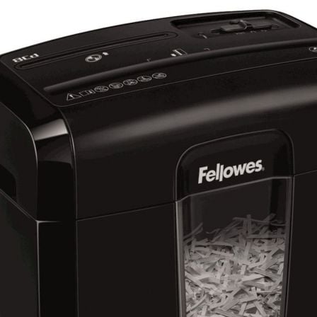 Destructora Fellowes 8CD/ Corte en Partículas de 4 x 35mm/ Negra Destructora Fellowes 8CD/ Corte en Partículas de 4 x 35mm/ Negra