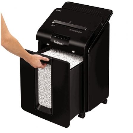 Destructora Fellowes AutoMax 100M/ Microcorte de 4 x 10mm/ Negra Destructora Fellowes AutoMax 100M/ Microcorte de 4 x 10mm/ Negra