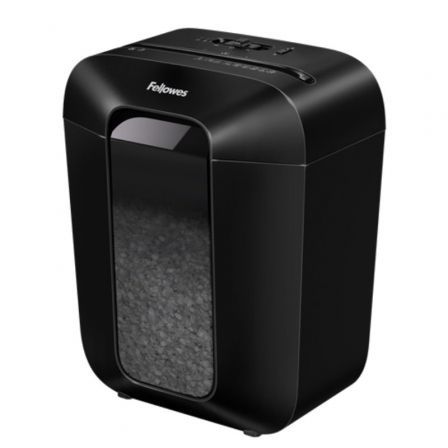 Destructora Fellowes LX41/ Minicorte de 4 x 12mm/ Negra Destructora Fellowes LX41/ Minicorte de 4 x 12mm/ Negra