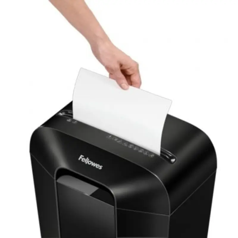 Destructora Fellowes LX41/ Minicorte de 4 x 12mm/ Negra Destructora Fellowes LX41/ Minicorte de 4 x 12mm/ Negra