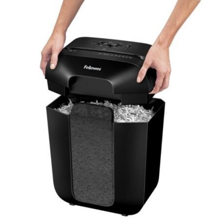 Destructora Fellowes LX50/ Corte en Partículas de 4 x 37mm/ Negra Destructora Fellowes LX50/ Corte en Partículas de 4 x 37mm/ Negra
