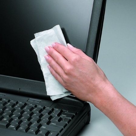 Dispensador de 100 Toallitas Fellowes 9183101 para Limpieza de Pantallas Dispensador de 100 Toallitas Fellowes 9183101 para Limpieza de Pantallas