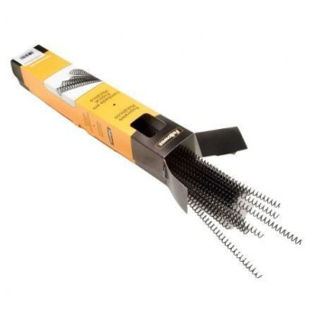 Espirales Metálicas Fellowes 5110401/ Hasta 80 A4/ 100 unidades/ Negras Espirales Metálicas Fellowes 5110401/ Hasta 80 A4/ 100 unidades/ Negras