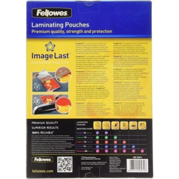 Fundas para Plastificar Fellowes 5307407/ A4/ 125 Micras/ 100 unidades Fundas para Plastificar Fellowes 5307407/ A4/ 125 Micras/ 100 unidades
