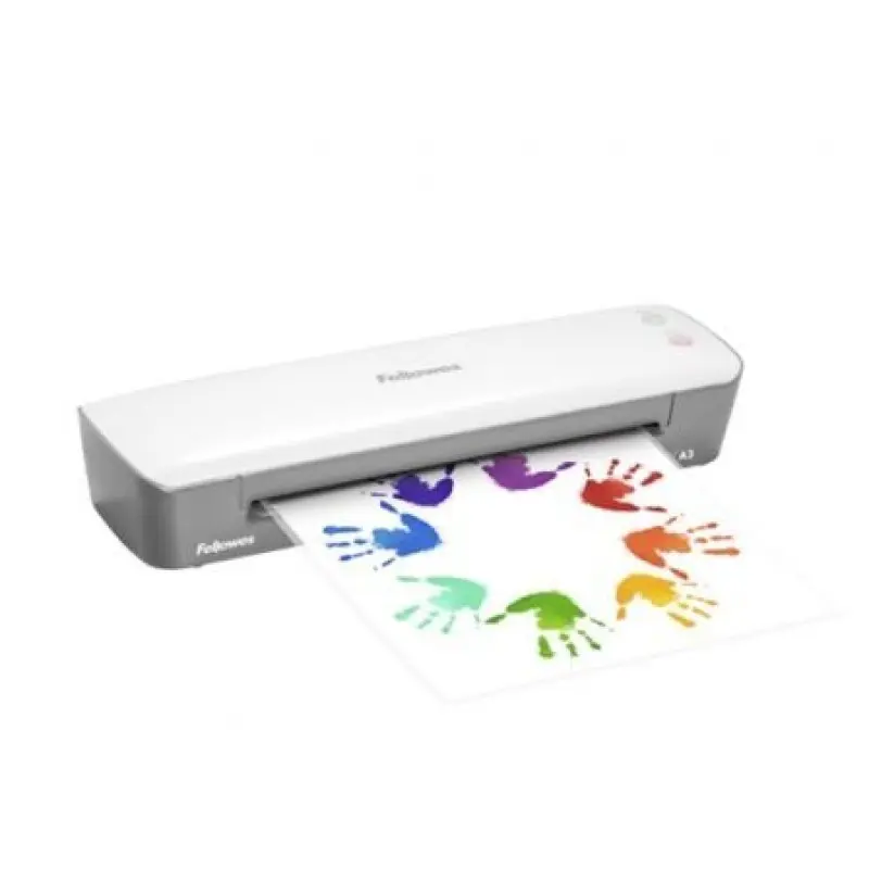 Plastificadora Fellowes Ion A3/ hasta A3 y 125 Micras/ Blanca y Gris Plastificadora Fellowes Ion A3/ hasta A3 y 125 Micras/ Blanca y Gris