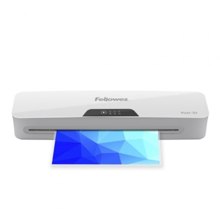 Plastificadora Fellowes Pixel A3/ hasta A3 y 125 Micras/ Blanca y Gris Plastificadora Fellowes Pixel A3/ hasta A3 y 125 Micras/ Blanca y Gris