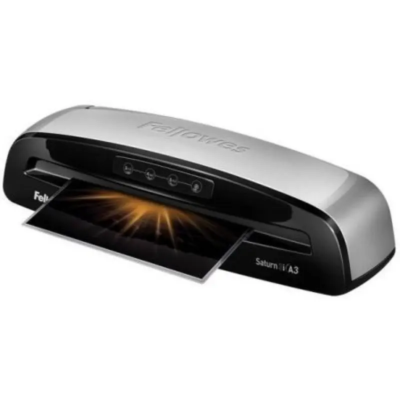 Plastificadora Fellowes Saturn 3I A3/ hasta A3 y 125 Micras/ Gris y Negra Plastificadora Fellowes Saturn 3I A3/ hasta A3 y 125 Micras/ Gris y Negra