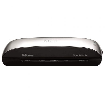 Plastificadora Fellowes Spectra A4/ hasta A4 y 125 Micras/ Negra y Gris Plastificadora Fellowes Spectra A4/ hasta A4 y 125 Micras/ Negra y Gris