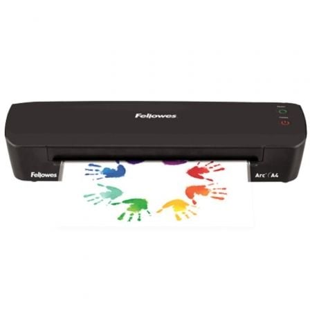 Plastificadora Fellowes Arc A4/ hasta A4 y 80 Micras/ Negra Plastificadora Fellowes Arc A4/ hasta A4 y 80 Micras/ Negra