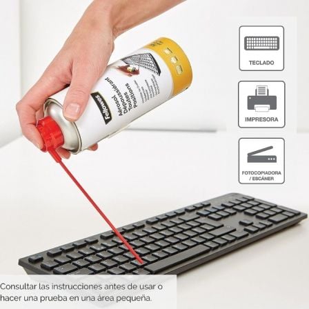 Spray de Aire a Presión Fellowes 9974804/ Capacidad 200ml Spray de Aire a Presión Fellowes 9974804/ Capacidad 200ml