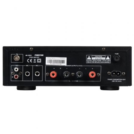 Amplificador estéreo Fonestar AS-1515/ 30W Amplificador estéreo Fonestar AS-1515/ 30W