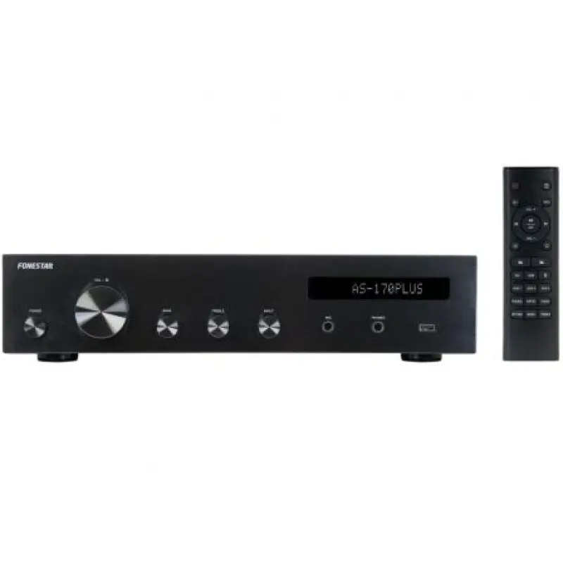 Amplificador estéreo Fonestar AS-170PLUS/ 160W Amplificador estéreo Fonestar AS-170PLUS/ 160W