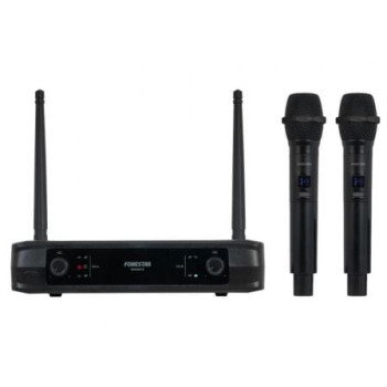 Micrófono Inalámbrico Doble Mano UHF Fonestar SONAIR-2M/ Incluye Receptor Micrófono Inalámbrico Doble Mano UHF Fonestar SONAIR-2M/ Incluye Receptor