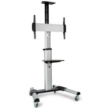 Soporte de Suelo Inclinable/ Orientable con Ruedas Fonestar STS-4064P para TV de 37-70'/ hasta 50kg Soporte de Suelo Inclinable/ Orientable con Ruedas Fonestar STS-4064P para TV de 37-70'/ hasta 50kg