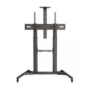 Soporte de Suelo Inclinable/ Orientable con Ruedas Fonestar STS-42106N para TV de 60-100'/ hasta 100kg Soporte de Suelo Inclinable/ Orientable con Ruedas Fonestar STS-42106N para TV de 60-100'/ hasta 100kg