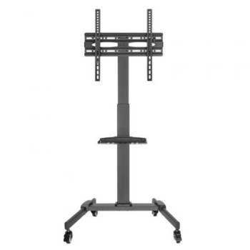 Soporte de Suelo Orientable/ Inclinable con Ruedas Fonestar STS-4244N para TV de 32-65'/ hasta 35kg Soporte de Suelo Orientable/ Inclinable con Ruedas Fonestar STS-4244N para TV de 32-65'/ hasta 35kg