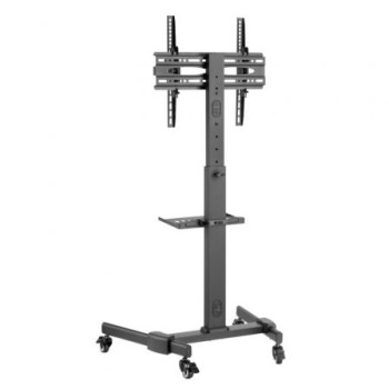 Soporte de Suelo Orientable/ Inclinable con Ruedas Fonestar STS-4244N para TV de 32-65'/ hasta 35kg Soporte de Suelo Orientable/ Inclinable con Ruedas Fonestar STS-4244N para TV de 32-65'/ hasta 35kg