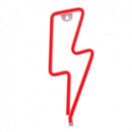Luz Neon Forever Light Neon LED Bolt Red/ Funciona a Pilas y USB Luz Neon Forever Light Neon LED Bolt Red/ Funciona a Pilas y USB