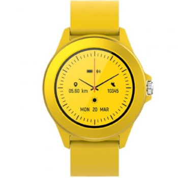 Smartwatch Forever Colorum CW-300/ Notificaciones/ Frecuencia Cardíaca/ Amarillo Smartwatch Forever Colorum CW-300/ Notificaciones/ Frecuencia Cardíaca/ Amarillo