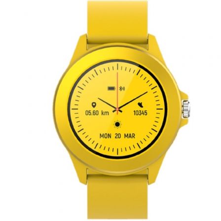 Smartwatch Forever Colorum CW-300/ Notificaciones/ Frecuencia Cardíaca/ Amarillo Smartwatch Forever Colorum CW-300/ Notificaciones/ Frecuencia Cardíaca/ Amarillo