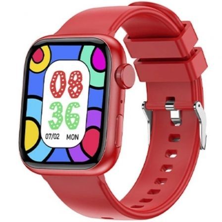 Smartwatch Forever IGo Watch 3 JW-500/ Notificaciones/ Frecuencia Cardíaca/ Rojo Smartwatch Forever IGo Watch 3 JW-500/ Notificaciones/ Frecuencia Cardíaca/ Rojo