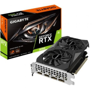 Tarjeta Gráfica Gigabyte GeForce RTX 3050 WindForce OC/ 6GB GDDR6 Tarjeta Gráfica Gigabyte GeForce RTX 3050 WindForce OC/ 6GB GDDR6
