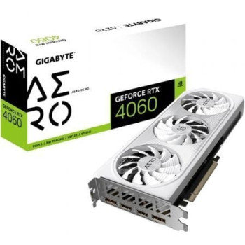 Tarjeta Gráfica Gigabyte GeForce RTX 4060 Aero OC 8G/ 8GB GDDR6 Tarjeta Gráfica Gigabyte GeForce RTX 4060 Aero OC 8G/ 8GB GDDR6