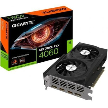 Tarjeta Gráfica Gigabyte GeForce RTX 4060 WindForce OC 8G/ 8GB GDDR6 Tarjeta Gráfica Gigabyte GeForce RTX 4060 WindForce OC 8G/ 8GB GDDR6