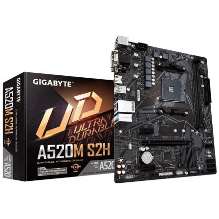 Placa Base Gigabyte A520M S2H Socket AM4/ Micro ATX Placa Base Gigabyte A520M S2H Socket AM4/ Micro ATX