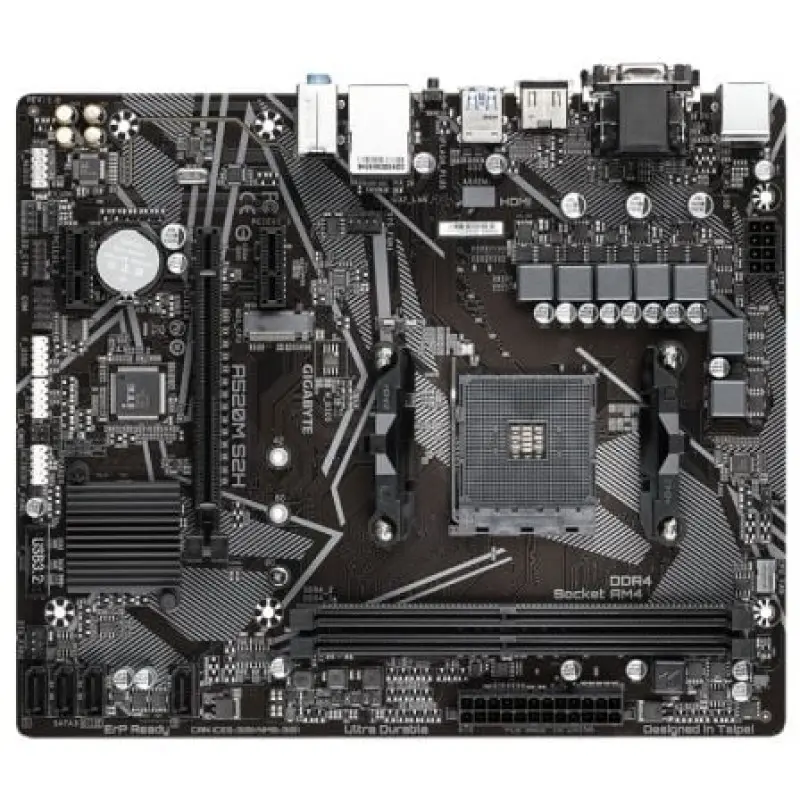 Placa Base Gigabyte A520M S2H Socket AM4/ Micro ATX Placa Base Gigabyte A520M S2H Socket AM4/ Micro ATX