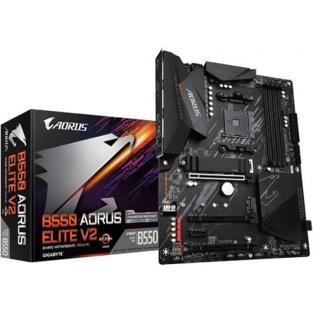 Placa Base Gigabyte B550 AORUS ELITE V2 Socket AM4 Placa Base Gigabyte B550 AORUS ELITE V2 Socket AM4