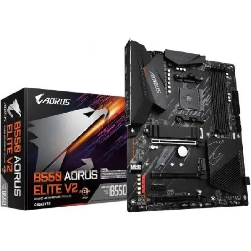 Placa Base Gigabyte B550 AORUS ELITE V2 Socket AM4 Placa Base Gigabyte B550 AORUS ELITE V2 Socket AM4