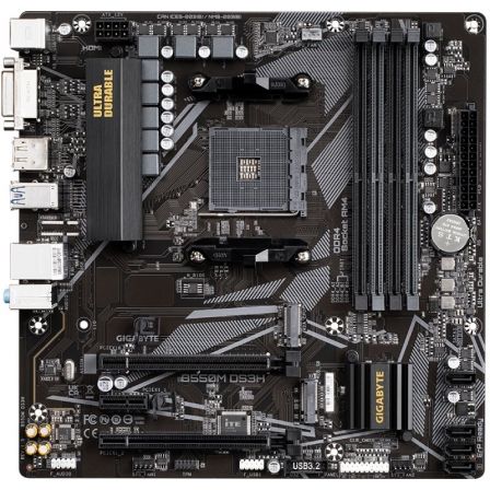 Placa Base Gigabyte B550M DS3H Socket AM4/ Micro ATX Placa Base Gigabyte B550M DS3H Socket AM4/ Micro ATX