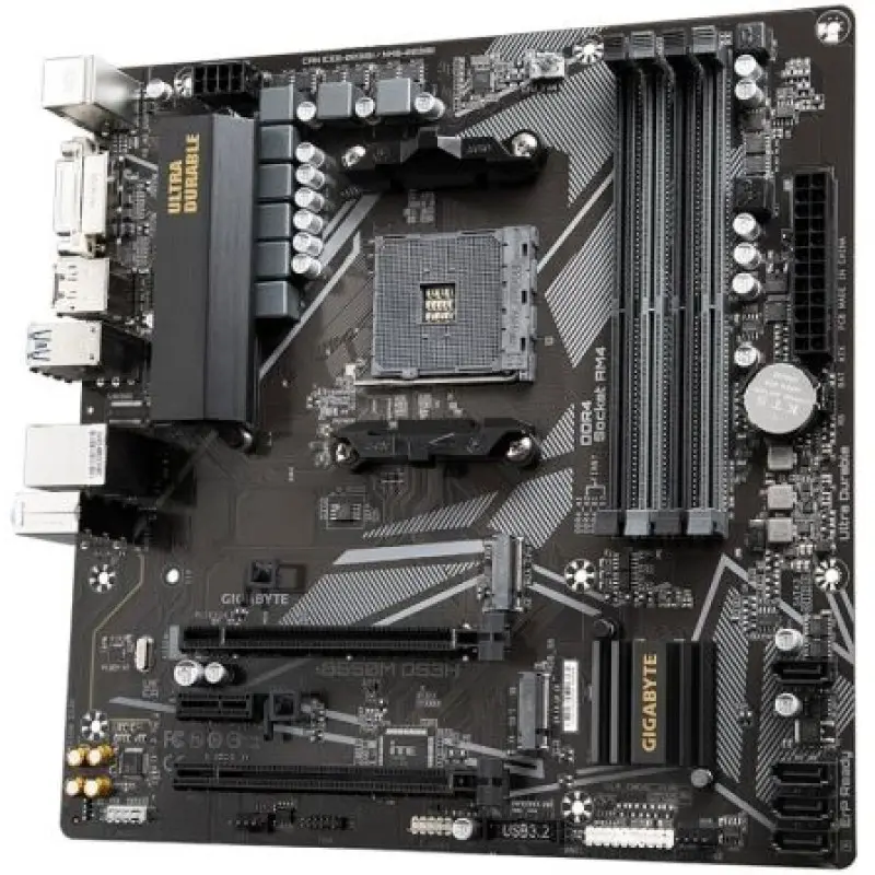 Placa Base Gigabyte B550M DS3H Socket AM4/ Micro ATX Placa Base Gigabyte B550M DS3H Socket AM4/ Micro ATX
